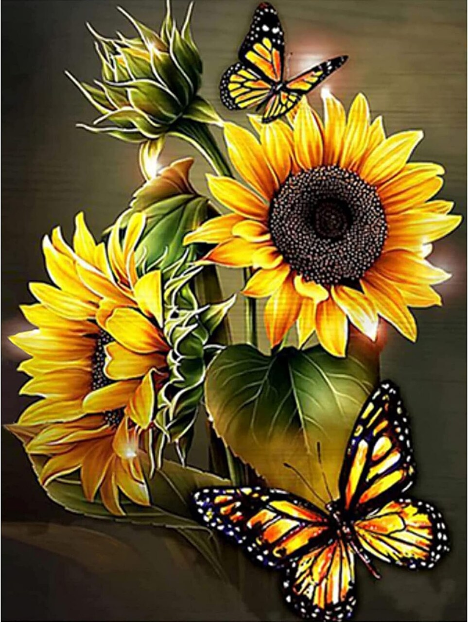 Sunflower Diamond Painting Kits for Adults (Sunflower) 14.57 x 3.15 x 1.97 inches